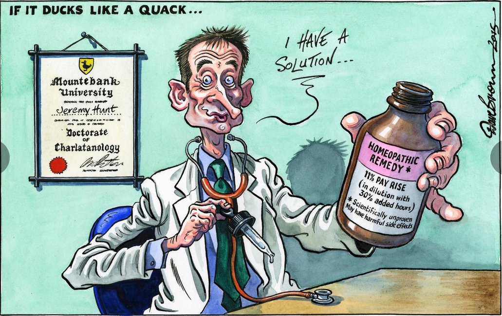 PeoplesNHS's tweet photo. .@Jeremy_Hunt Called 'A Liar And Manipulator' By Junior Doctor Rachel Clarke During Live BBC Interview https://t.co/xiyYZ7SET1