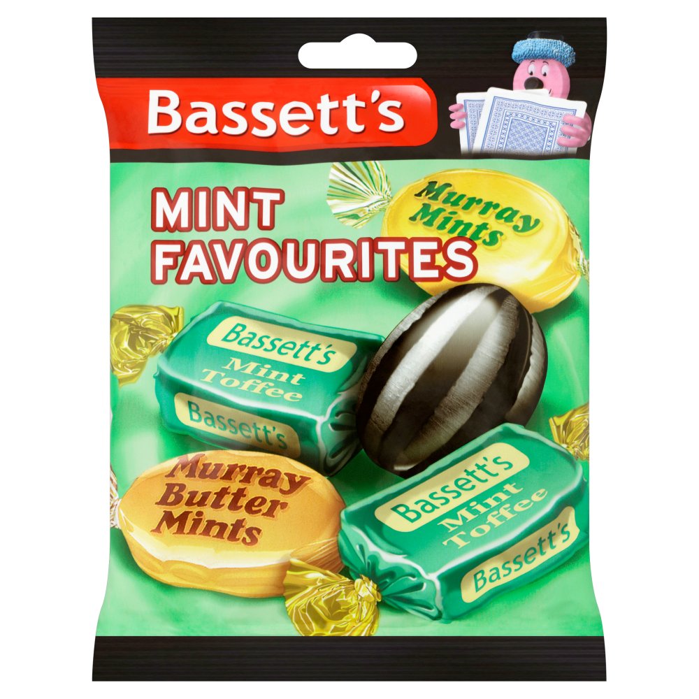 KLBDdirect's tweet image. #KashrutAlert Bassett's Mint Favourites has a new mix which is NK.Old stock without gelatine is still approved Dairy