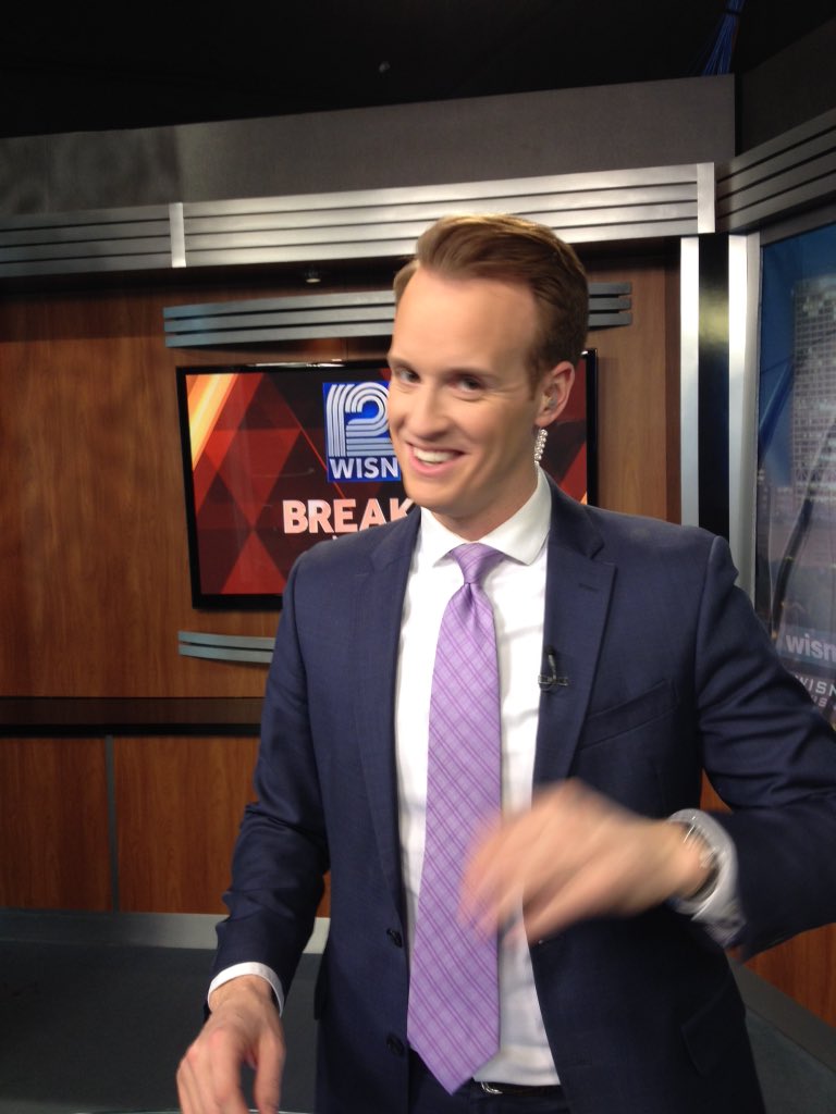 TheTimReport's tweet photo. Happy birthday to the newest member of the @WISN12News family...@WISN_Ben! #benface https://t.co/56Sso9yAUX