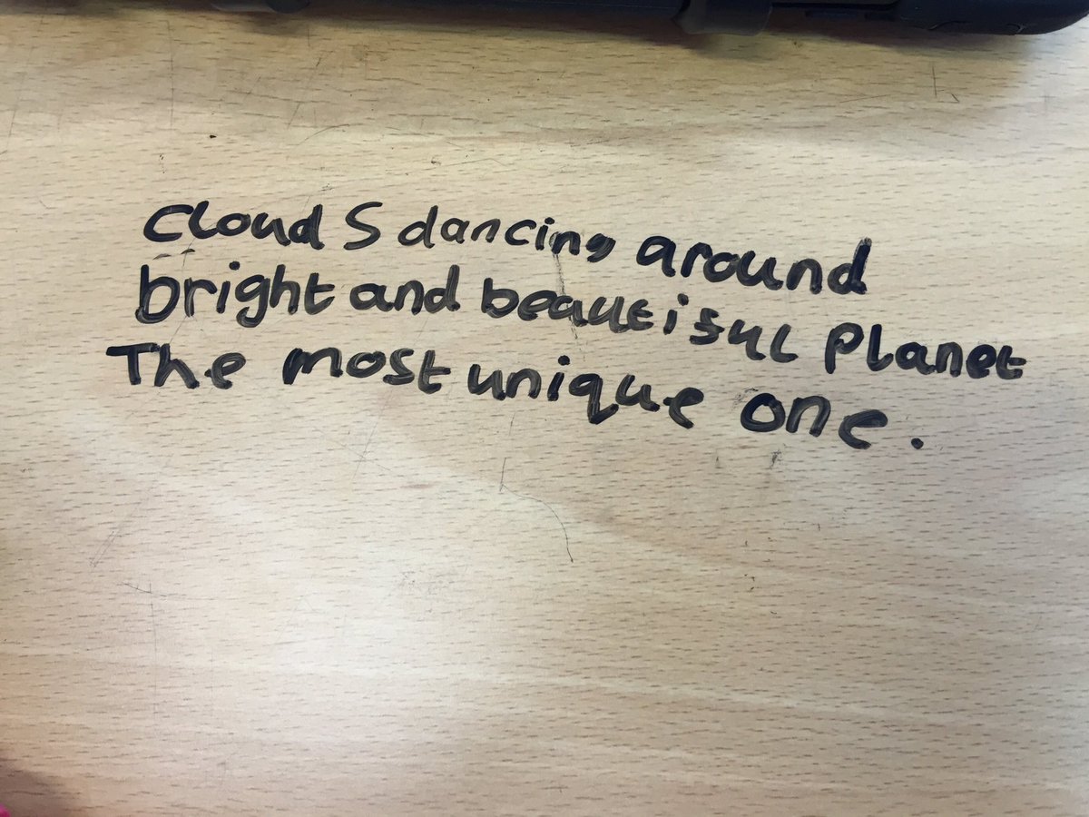 HGPA2SS's tweet photo. Can you guess which planet Isabelle has written her haiku about? #amazing 😀 https://t.co/1Q7h2eN0EB
