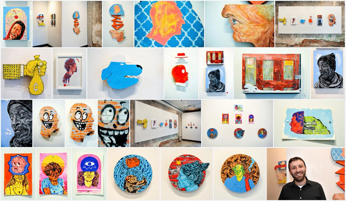 Photo gallery: NDA's 'Minor Anniversary' at LMNL Gallery: flickr.com/photos/1554369… #Philly #streetart