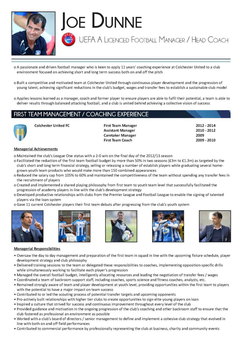 Sports resume writing services