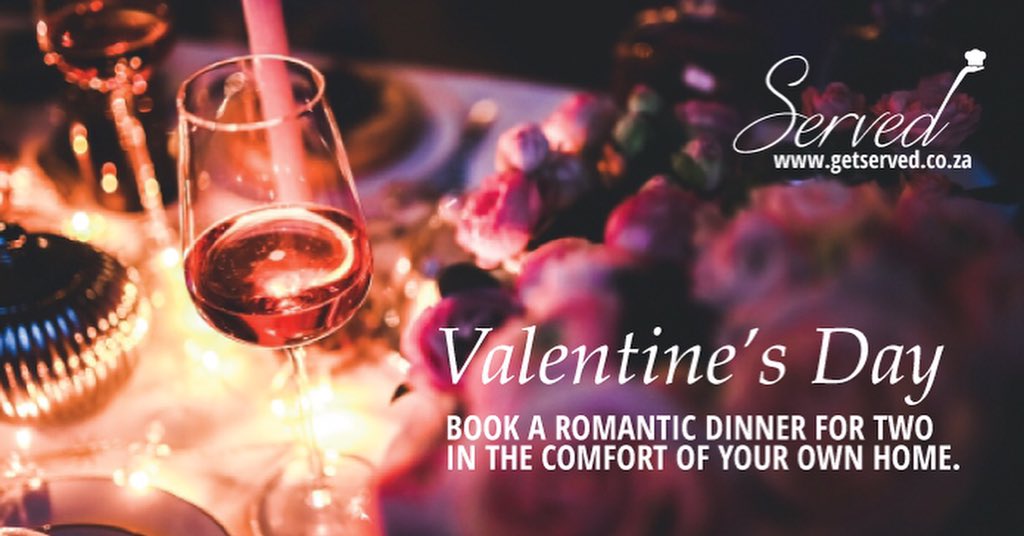 ServedSA's tweet image. If you're looking for something unique and special to do this #valentine, book a Served Chef!

#love #couples #chefs