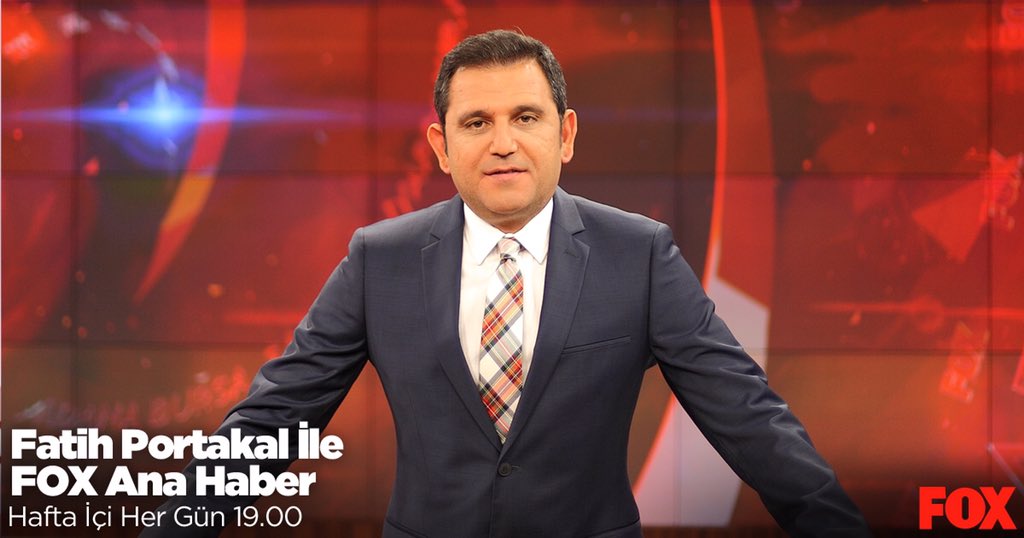 nowhaber's tweet photo. Türkiye haberi @fatihportakal ile FOX Ana Haber'den alıyor.. En sıcak gelişmeler ve son dakika haberler 19.00'da. https://t.co/qDrYn7UttD