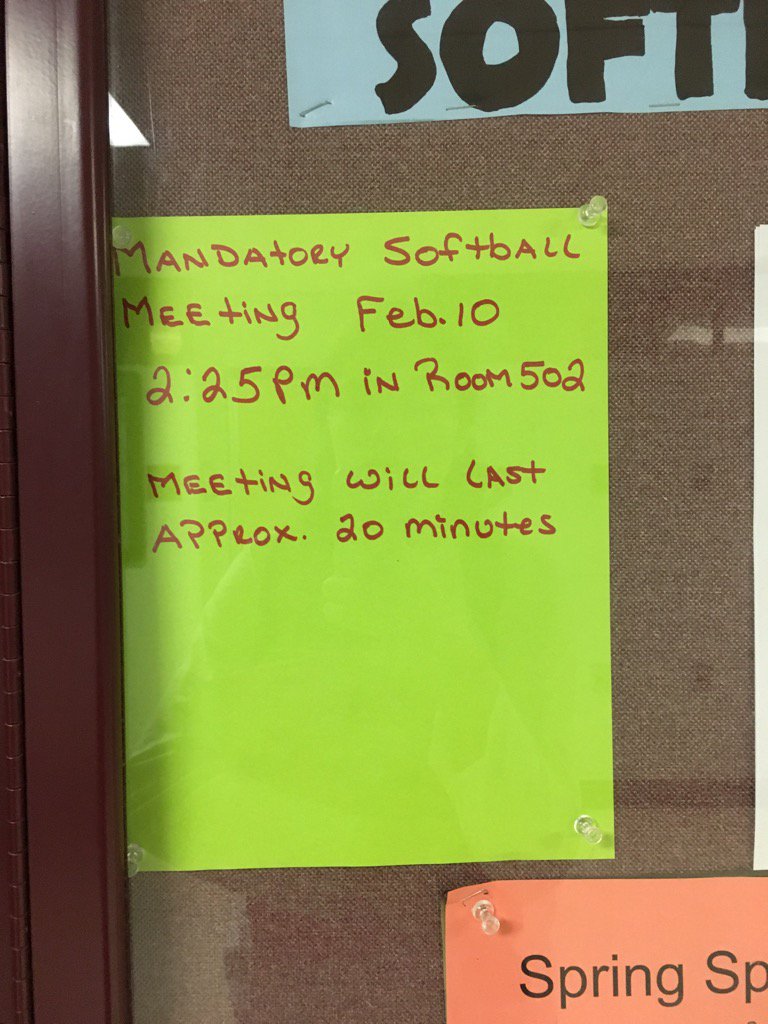 matawansoftball's tweet photo. meeting tomorrow! https://t.co/8rmQJT1EQP