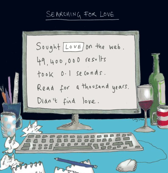 It's that time of year again. Searching for 'love' is never easy..