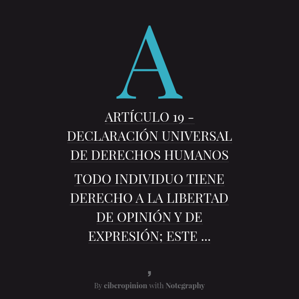 JuankiWave's tweet photo. Artículo 19 - Declaración… https://t.co/Sd1nItgnbT https://t.co/WubmGVukZB