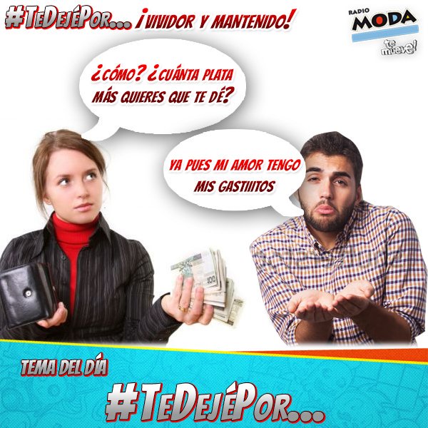 Tema del día #TeDejéPor
Cuéntame el motivo o razón por el cuál decidiste dejar a esa persona @ModaFM <a href="/renzowinder/">Renzo Winder</a>