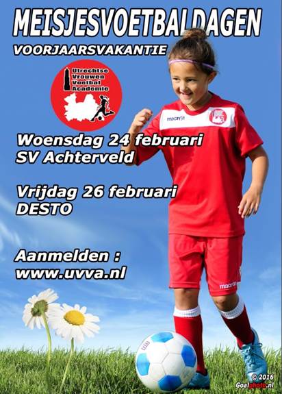 Meisjesvoetbaldagen van de UVVA, aanmelden kan nog gewoon! #uvva #meisjesvoetbaldagen #achterveld #desto