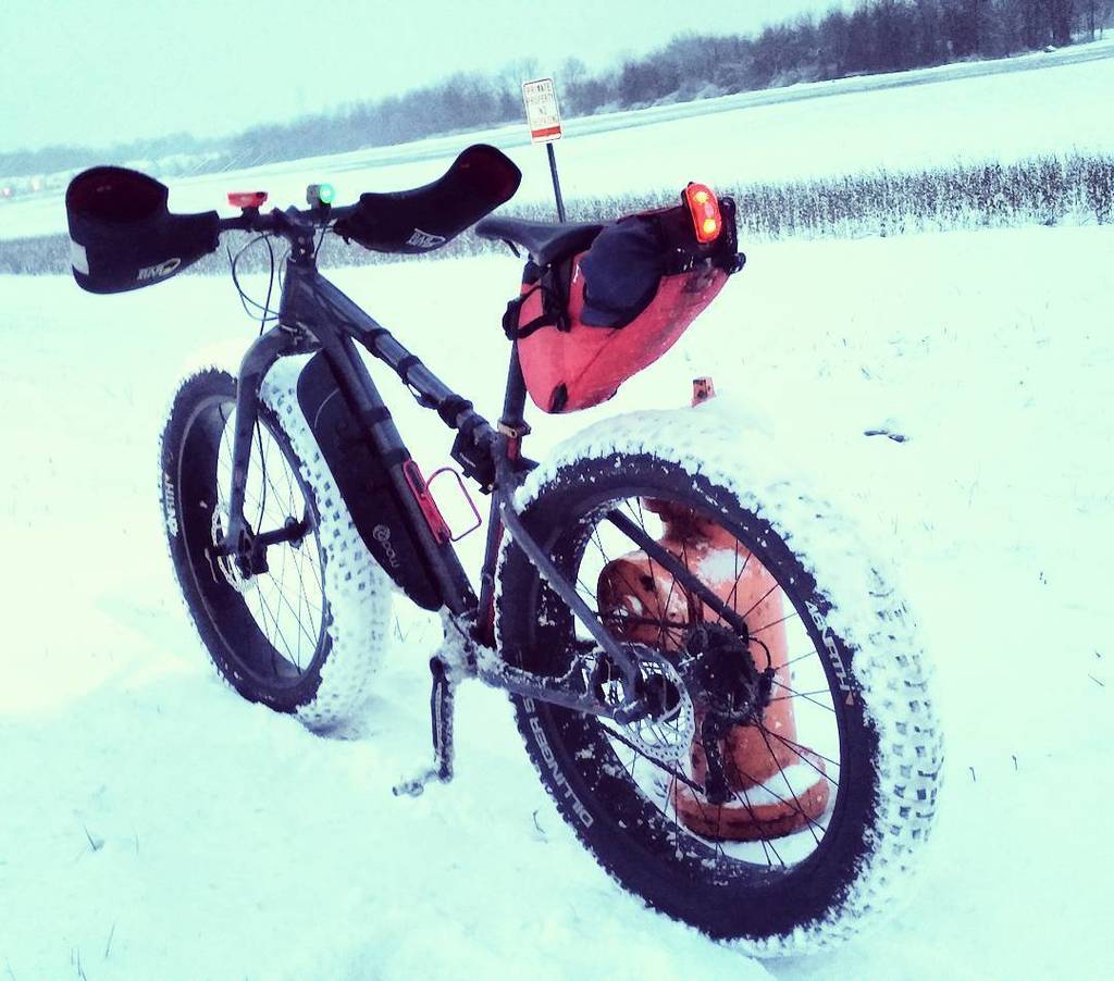 weBikepacking's tweet photo. ddimiceli / Happy FAT Tuesday! Yay Snow! 
#feltcycles #fatbike #fatbikedotcom #cyclelife #dd70 #snow #45nrth #racef… https://t.co/UEjJJwXoaH