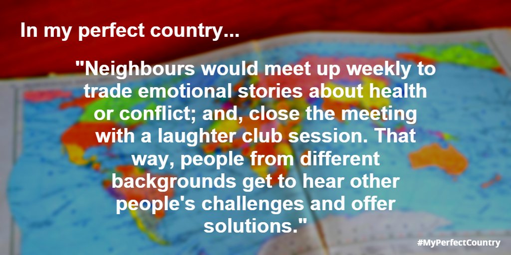 What would you need for your #country to be #perfect. We welcome your ideas for this new <a href="/bbcworldservice/">BBC World Service</a> series