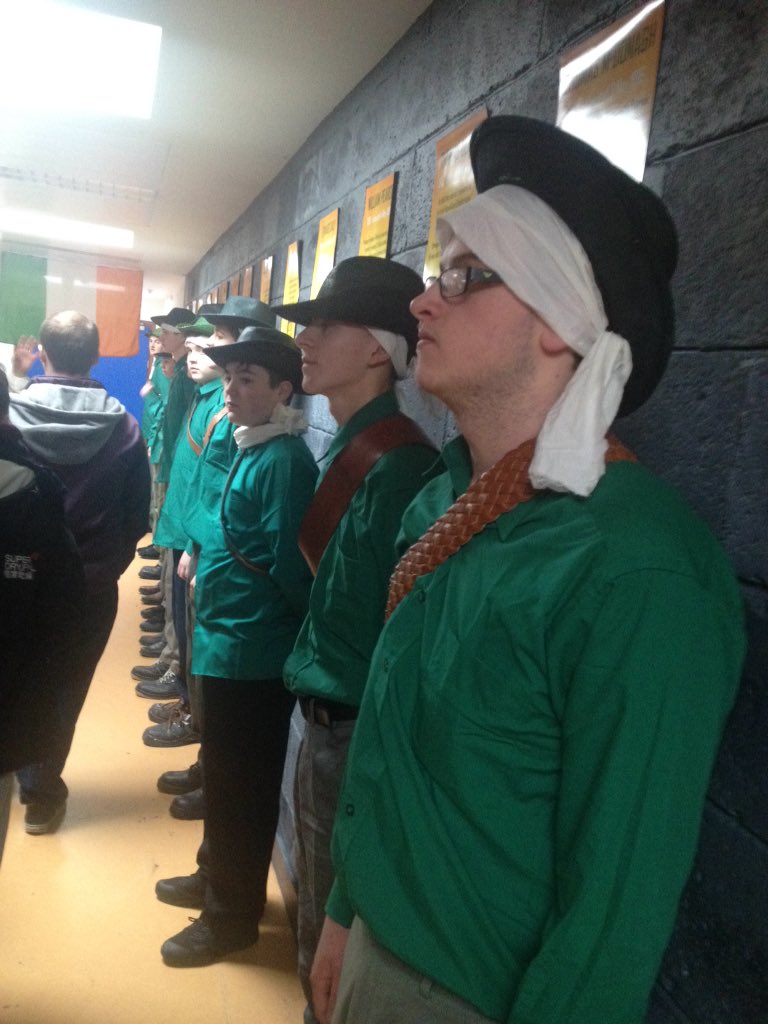 obrienmark's tweet image. Leaders await execution #trinitycomp #ballymun #rising1916