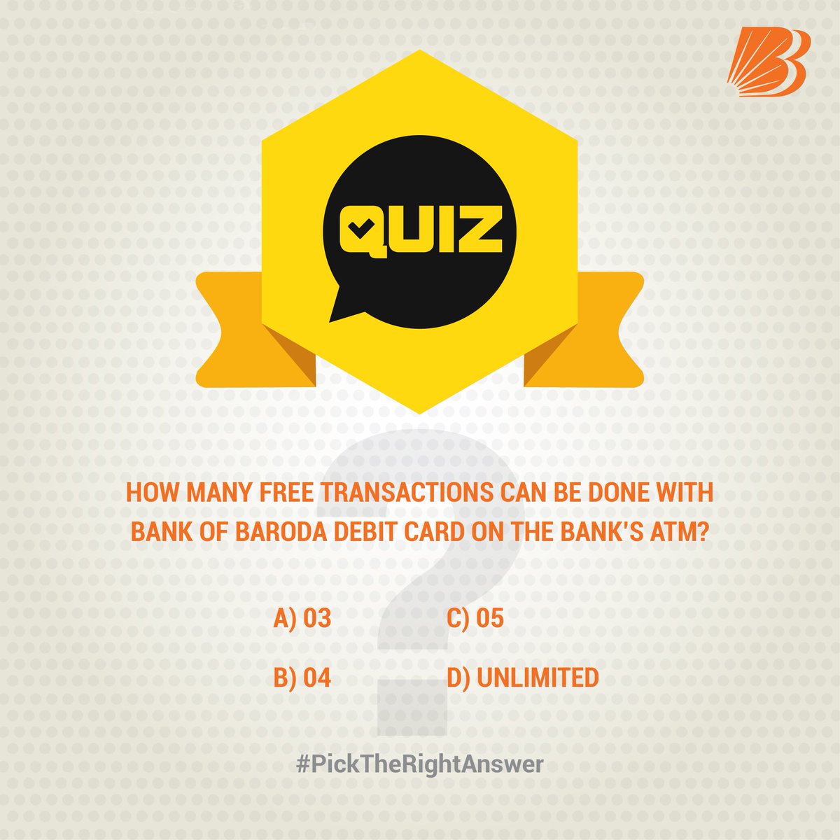 bankofbaroda's tweet photo. #PickTheRightAnswer https://t.co/Hq83K8IaYF