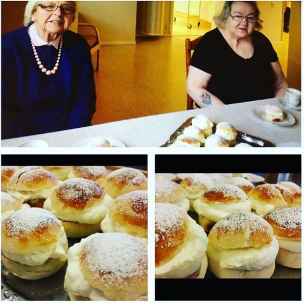 AttendoSe's tweet photo. #Fettisdagen firas under trevliga former på Attendo Hammarby i Västerås. #021pol #äldreomsorg #semladay https://t.co/nM6S9ZfMi7