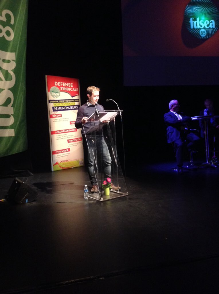 bricegu's tweet image. #CongresFDSEA85 "Osons encore le réseau, osons encore produire avec des prix" Note d'orientation avec E Coutand