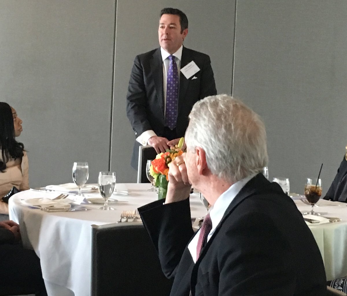 TriangleRegion's tweet photo. Great hearing @JoCoEconomicDev's Chris Johnson at #Chicago Consultant luncheon. #ResearchTriangle @JoCoEconomicDir https://t.co/oF0JNYwuin