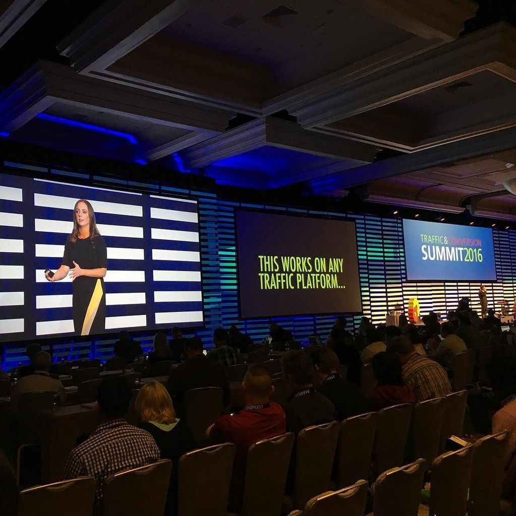 It's <a href="/DigitalMktr/">DigitalMarketer</a>'s VP of Marketing, <a href="/mollypittman/">Mollypittman</a> CRUSHING the #TCS2016 stage! ift.tt/1TaYic9