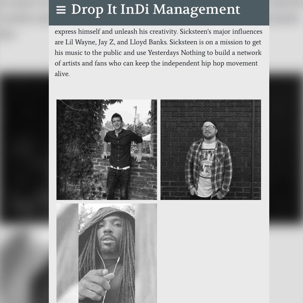 sicksteen_216's tweet photo. Branching out into new things!
#DropItIndi
https://t.co/cO6LawZfWi https://t.co/y1UJdKmQpF