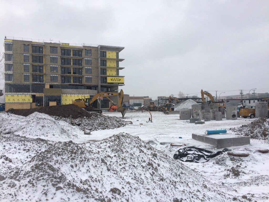 1100 new housing units being built in StLaurent near AMT BoisFranc