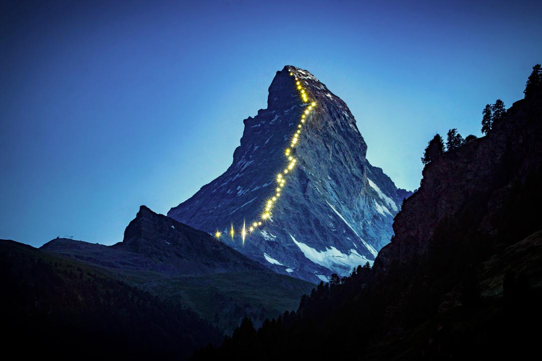OutpostMagazine's tweet photo. This is their route of the first ascent of the Matterhorn in #Switzerland #opView @MEC @ClifBar @MySwitzerland_e https://t.co/ckXv57I7zT