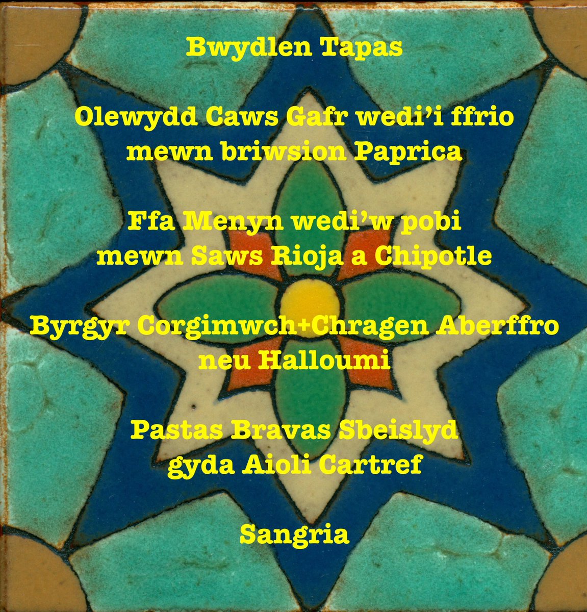 poptycaerdydd's tweet photo. Bwydlen Tapas Nos Wener. Pwy sy'n dod?
#cannadeli #tapas #sangrianoswener https://t.co/Pqa0cT5X2U