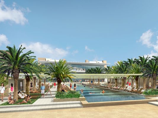 HaywardPool's tweet image. The new @RitzCarlton #pool in Arizona  is set to be the longest in the US at 400-ft long! hywd.co/Xwdid