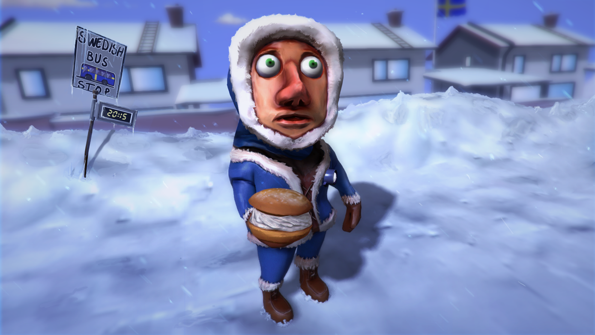 Gruckel's tweet photo. Official #semladay when we celebrate by eating #semla in @sweden we #madewithunity this last year #gamedev #gameart https://t.co/VCRG2xqyj0