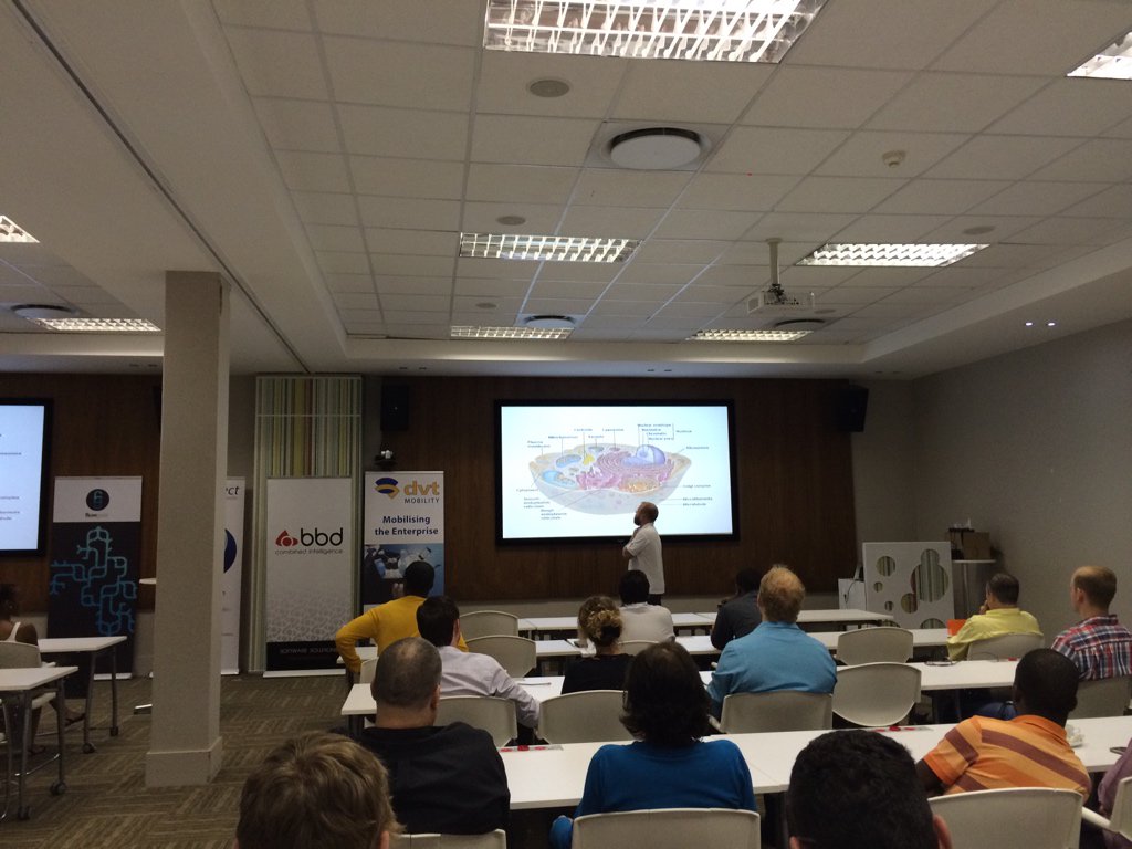StevenMcD's tweet image. . @KevinTrethewey speaking about #SpineModel  @DeveloperUG