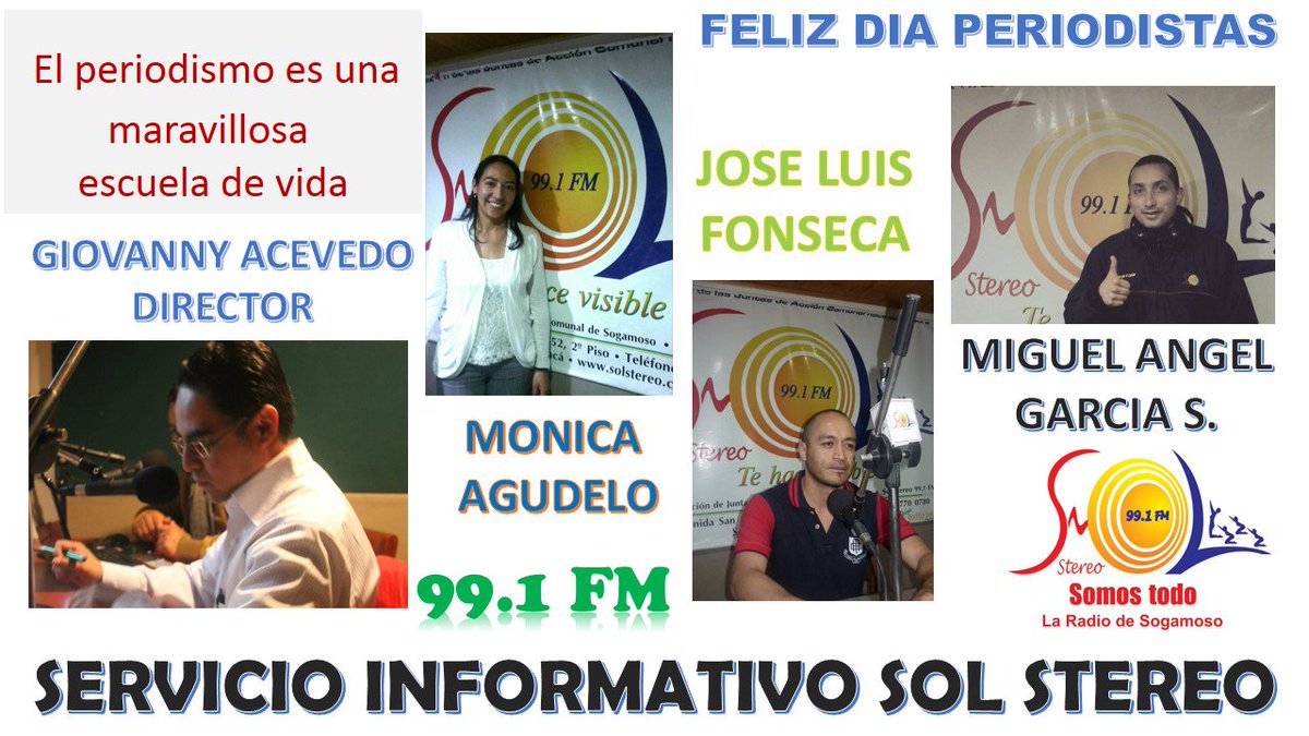 emisolst's tweet photo. FELIZ DIA DEL PERIODISTA https://t.co/kAqiOYEzyk