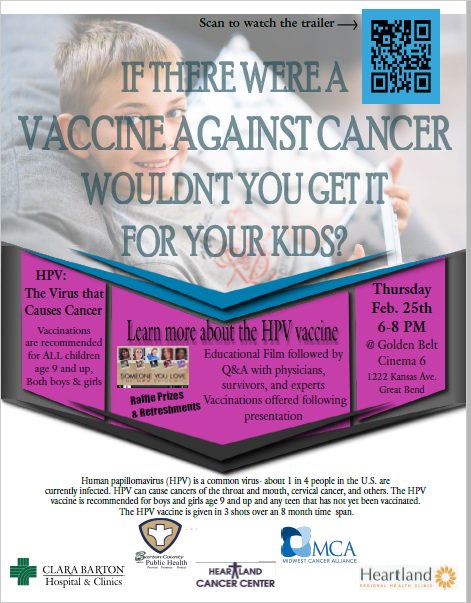 Come find answers to your questions about HPV &amp; the HPV vaccine! #SomeoneYouLove