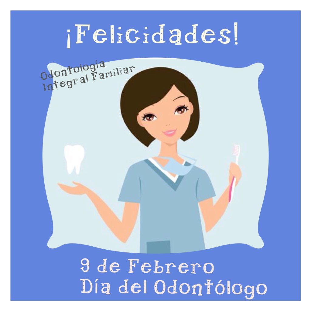 odontointfam's tweet photo. Hoy es un gran día ¡Feliz día del Odontólogo, colegas! https://t.co/QAKqK4IYbg