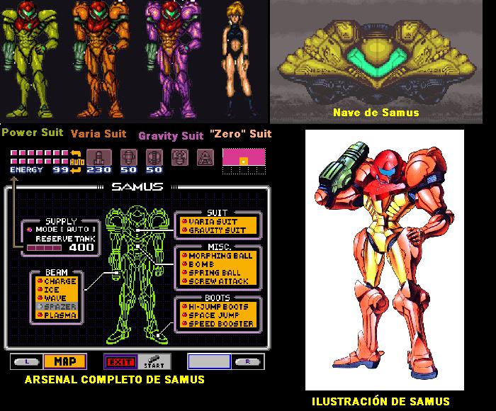 Super Metroid Sprites