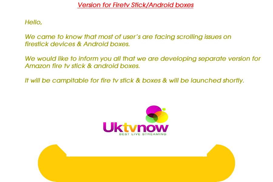 uktvnowapp's tweet photo. Good News for Amazon fire stick users: https://t.co/2nrvxcTR5w