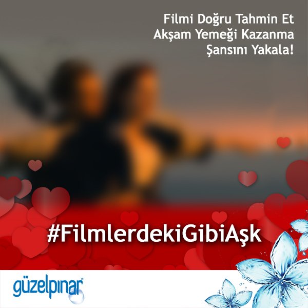 #FilmlerdekiGibiAşk için filmi tahmin et, sayfayı takip et, fotoğrafı Rt'le, Güzelpınar'dan hediye şansını kaçırma!