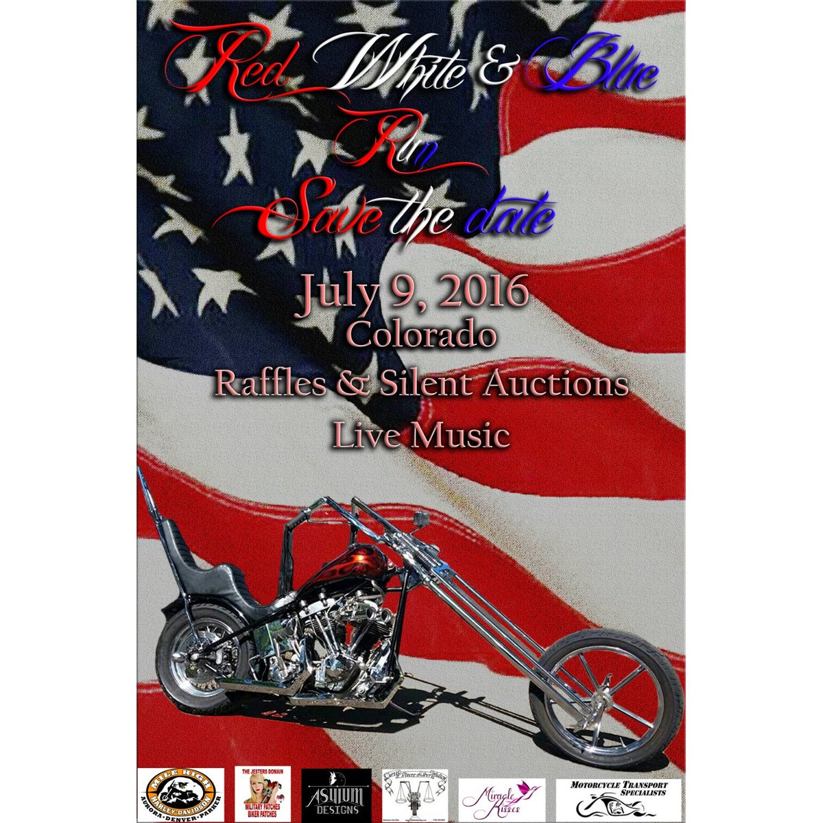 TManderscheid's tweet photo. Save the date! #redwhiteandbluerun #veterans #biker #HarleyDavidson #fun https://t.co/Pc060k275e
