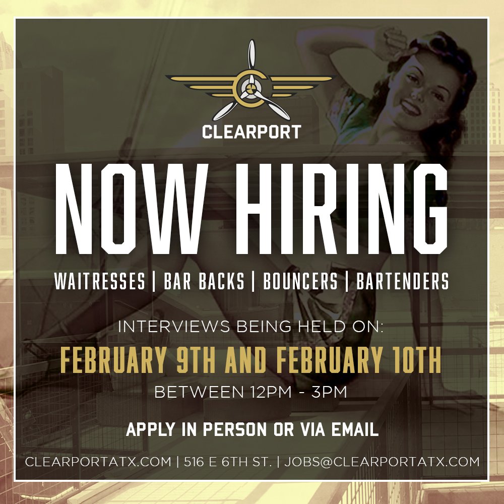 catwalkon6th's tweet photo. Interviews to join our #flightcrew start TODAY at 12! Send in your resume via email or apply in person last minute! https://t.co/nMO36IM6rb