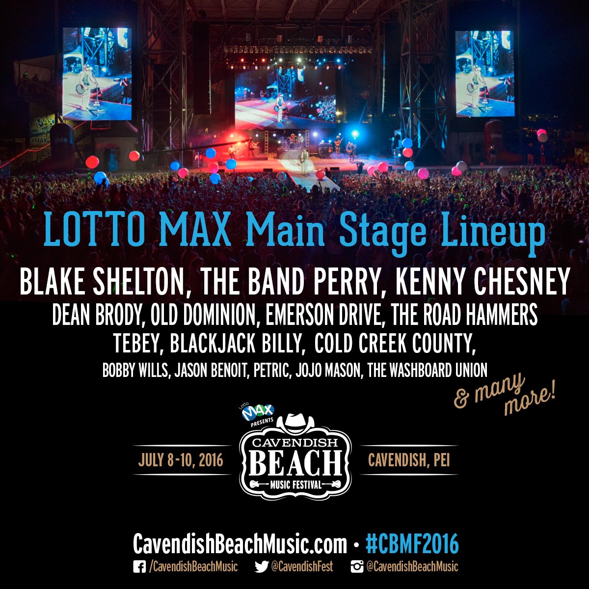 CavendishFest's tweet photo. We're so excited to announce many more artists who will be performing on the the @lottomax Main Stage #CBMF2016! https://t.co/Zd1DitKNfG