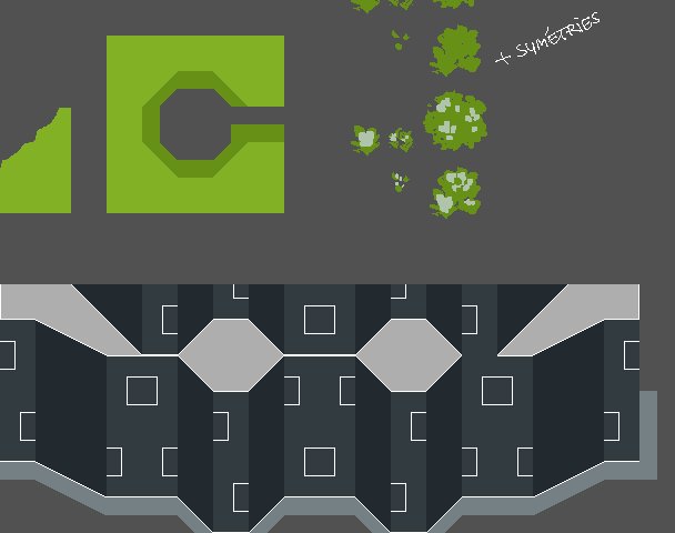 rufflerim's tweet image. Retro-engineering tilesets techniques from japanese classics #indiedev #gamedev #RPG