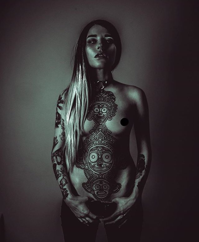 TattooSociety13's tweet photo. Jade Phoenix Hobday 

Photographs by the talented @HARISNUKEM https://t.co/pS13JRKYD0