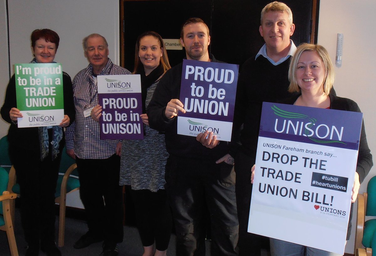 FarehamUNISON's tweet photo. Fareham branch #heartunions #tubill https://t.co/w9ER2ONiI6