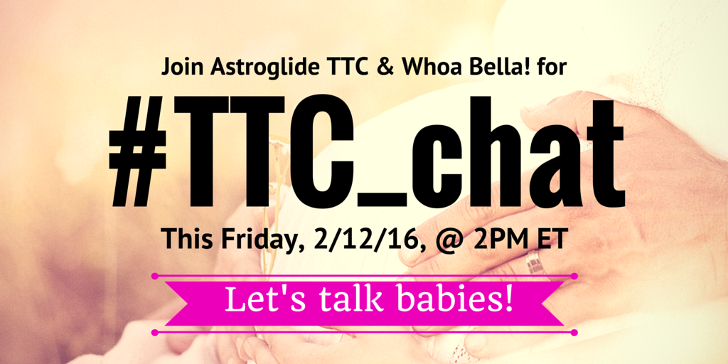 Let’s talk #TTC success this Friday w/ <a href="/WhoaBella/">Whoa Bella</a> – read Leigha's story here! buff.ly/1WaT7qT #TTC_chat