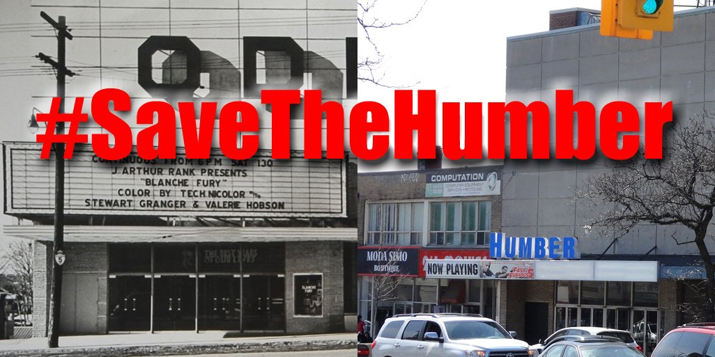 SKonMovies's tweet photo. Please sign this petition to get @HumberCinemas made a historical landmark. #SaveTheHumber https://t.co/TwL7fq5a3P https://t.co/ji7JKIJEtP