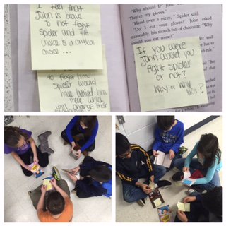 BearyKinder's tweet photo. Finishing up our last book club meeting! #somanypostitnotes https://t.co/Z9TnogLADe