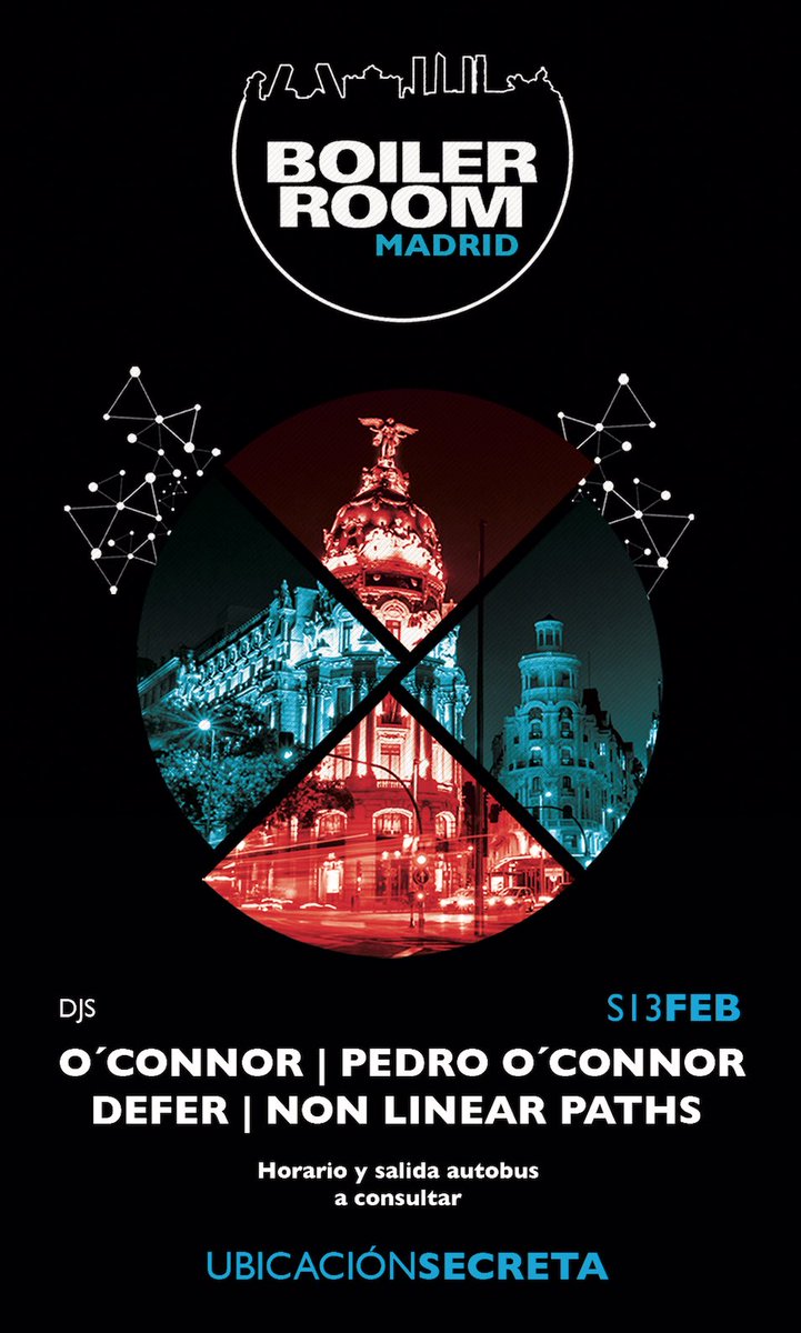 AKinderDesigns's tweet photo. Nuevo Logo &amp; Flyer: BOILER ROOM MADRID. https://t.co/6s8UegtysQ