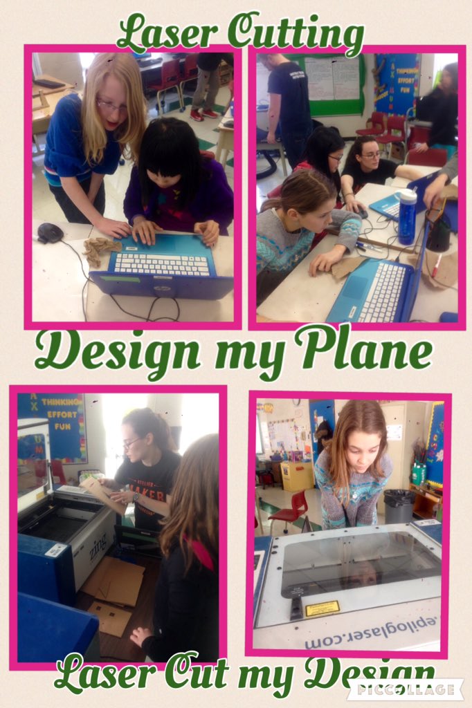 PGLSBA's tweet image. Creating online airplane designs for laser cutting with @uOMakermobile #makerspace #ocsb #PGLfun