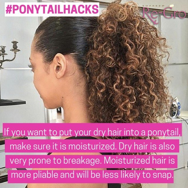 myregro's tweet photo. We all love ponytails, but they maybe the reason for your breakage. Try this out! #MyRegro #NaturalHair #RelaxedHair https://t.co/dfjaErmhB6