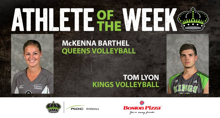RDP_Athletics's tweet photo. Congrats to our Athletes of the Week! @RDCQueensVB @rdckingsvb https://t.co/iXqkXOCwzi