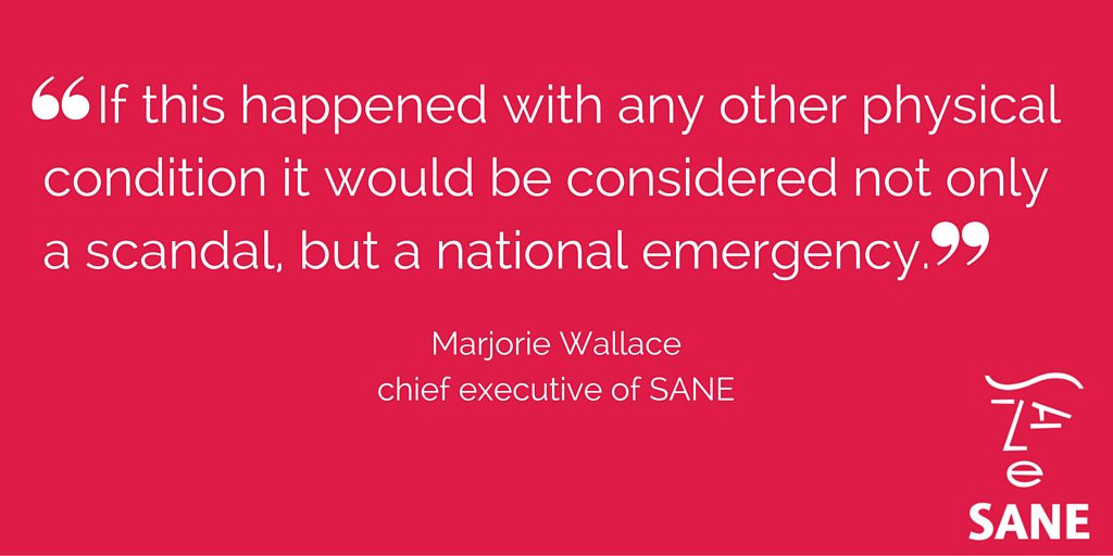 CharitySANE's tweet photo. Findings in the @rcpsych report show that the govt. must stop cuts to psychiatric services: https://t.co/8rOwTq76lb https://t.co/Odqm0y4YbJ