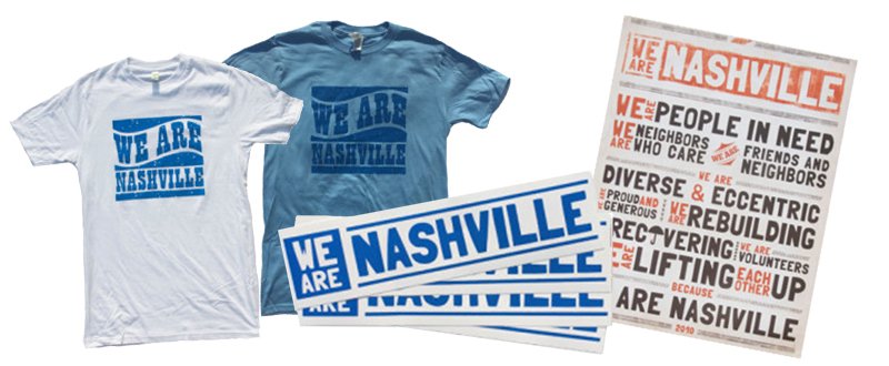 Doesn't get much better than the #WeAreNashville $20 pack: 1, sticker, shirt, &amp; TWO posters! ow.ly/Y7PAE