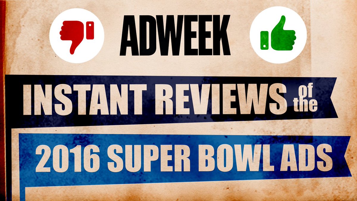 redbirdprojects's tweet image. Adweek&apos;s Instant Reviews of the 2015 Super Bowl Ads: First Quarter
ow.ly/Y3waV